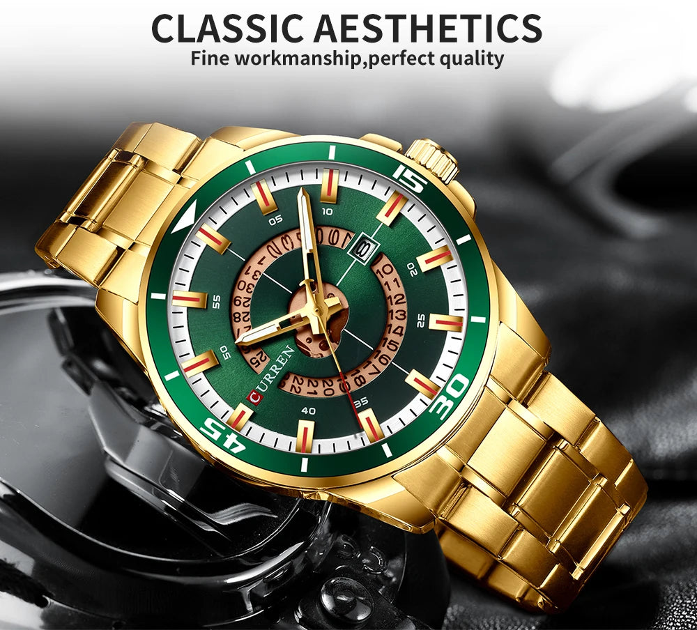 Gold Man Watch