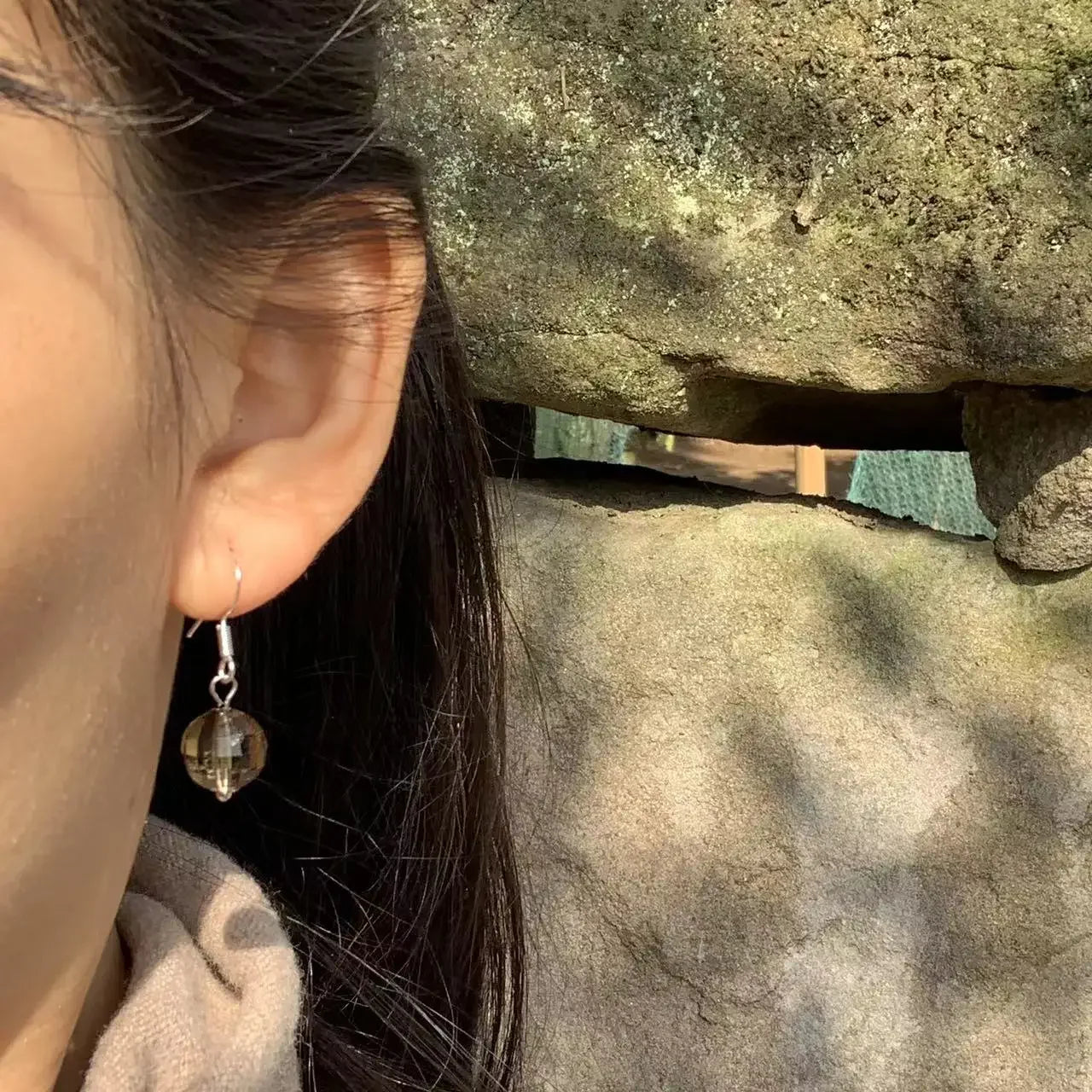 Brown Breeze Earring