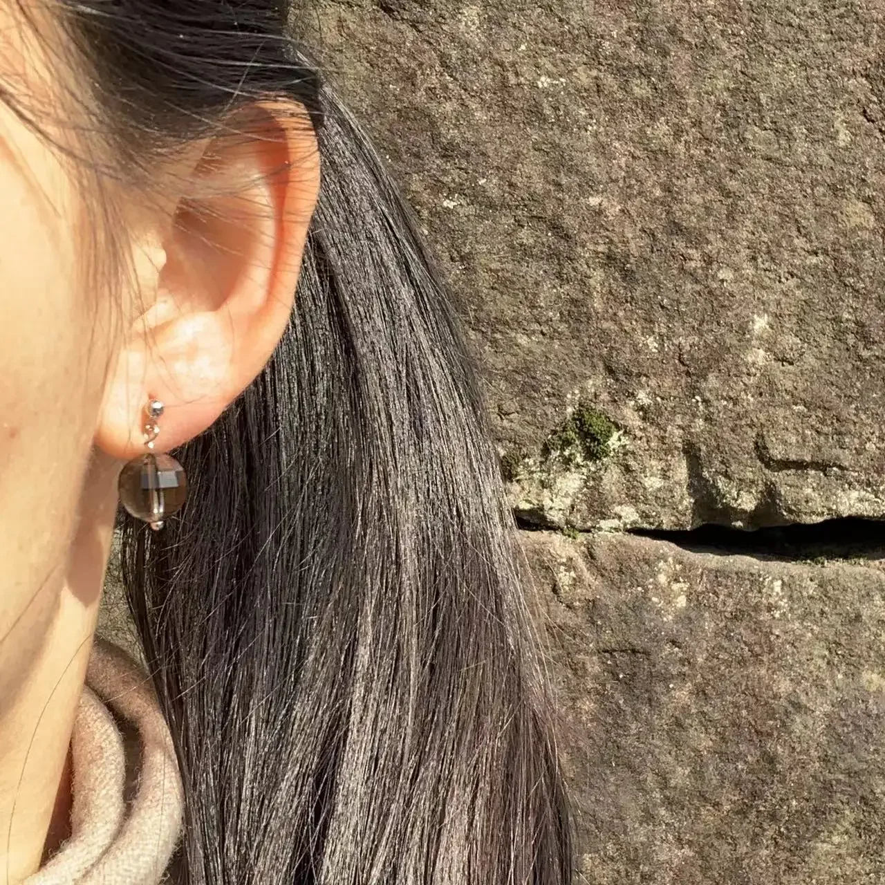 Brown Breeze Earring