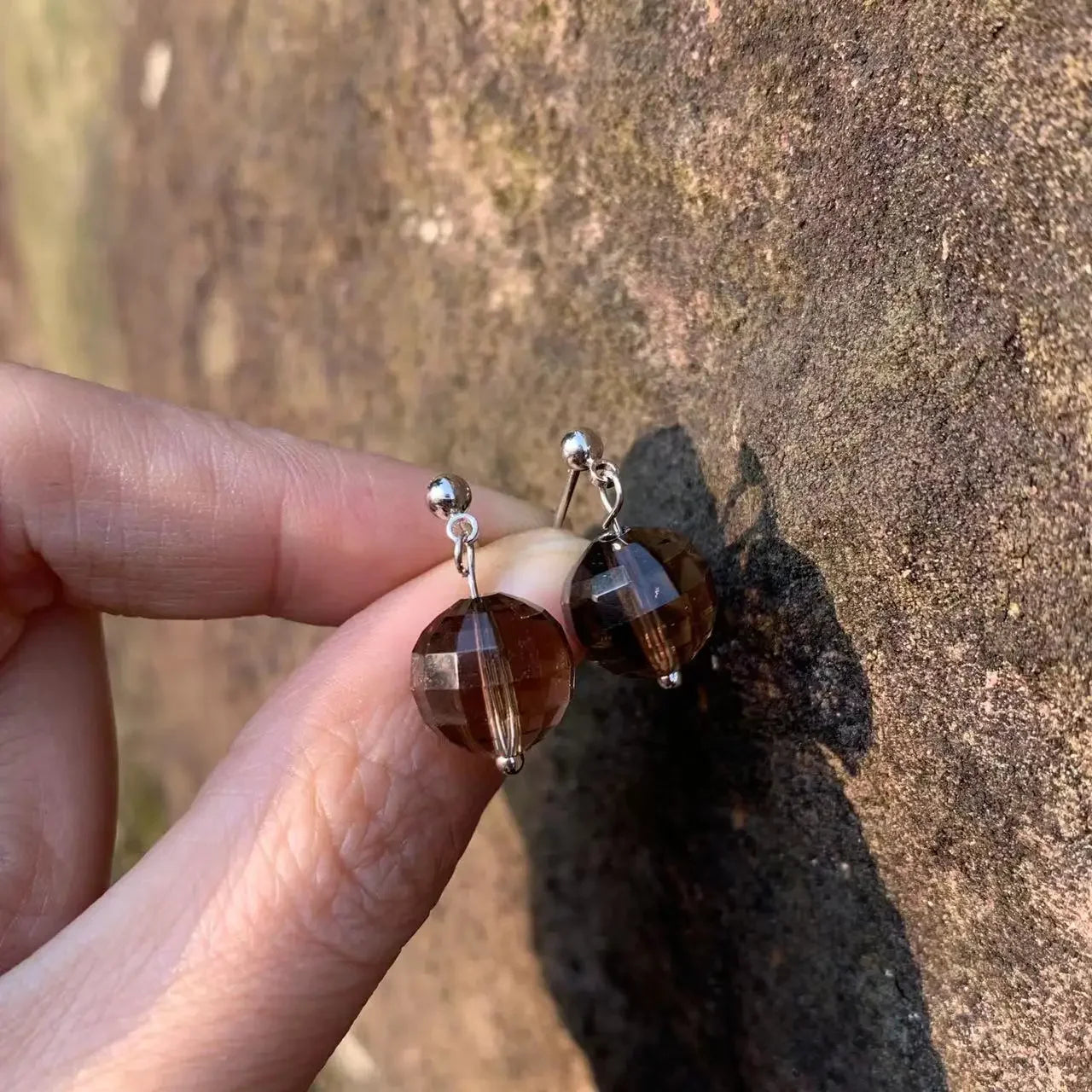 Brown Breeze Earring