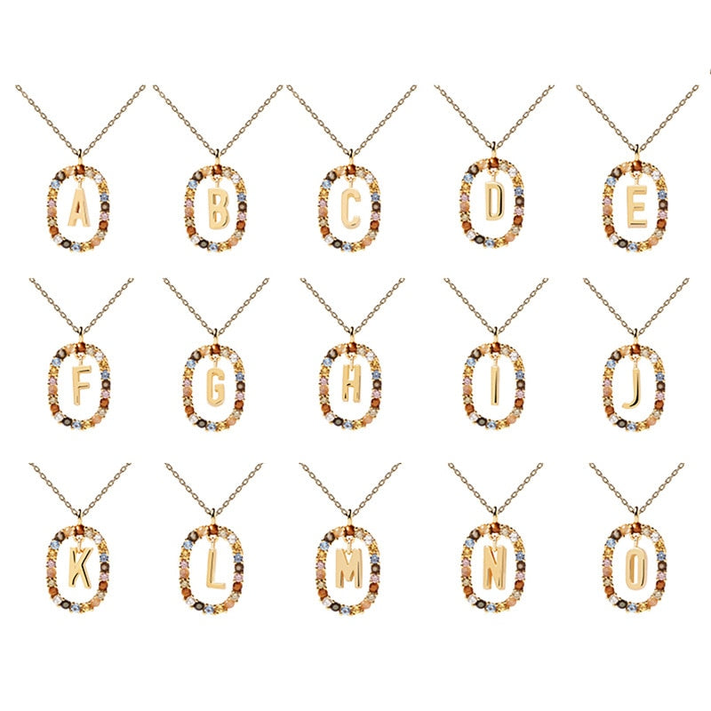 Letter Wreath Necklace