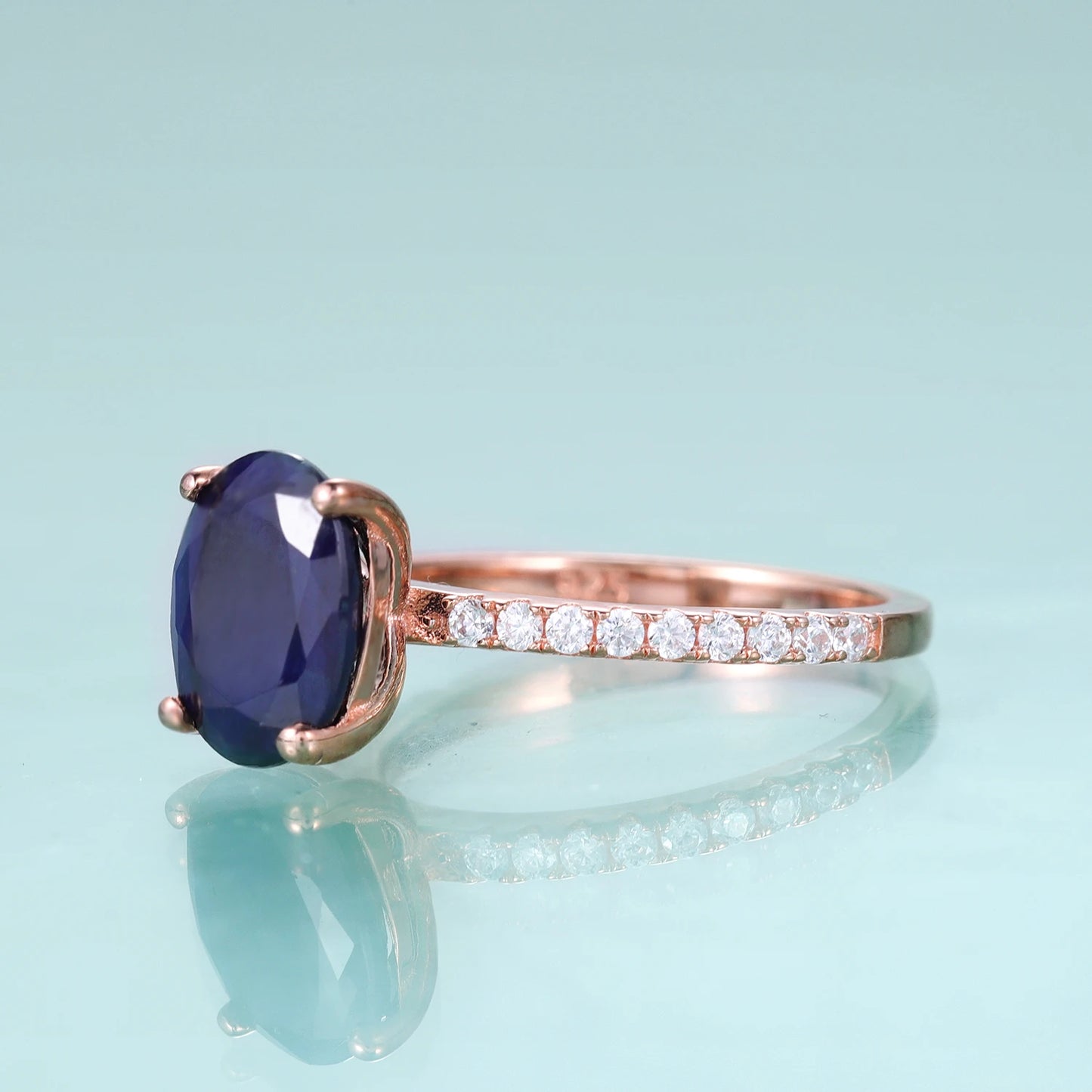 Azure Grace Ring