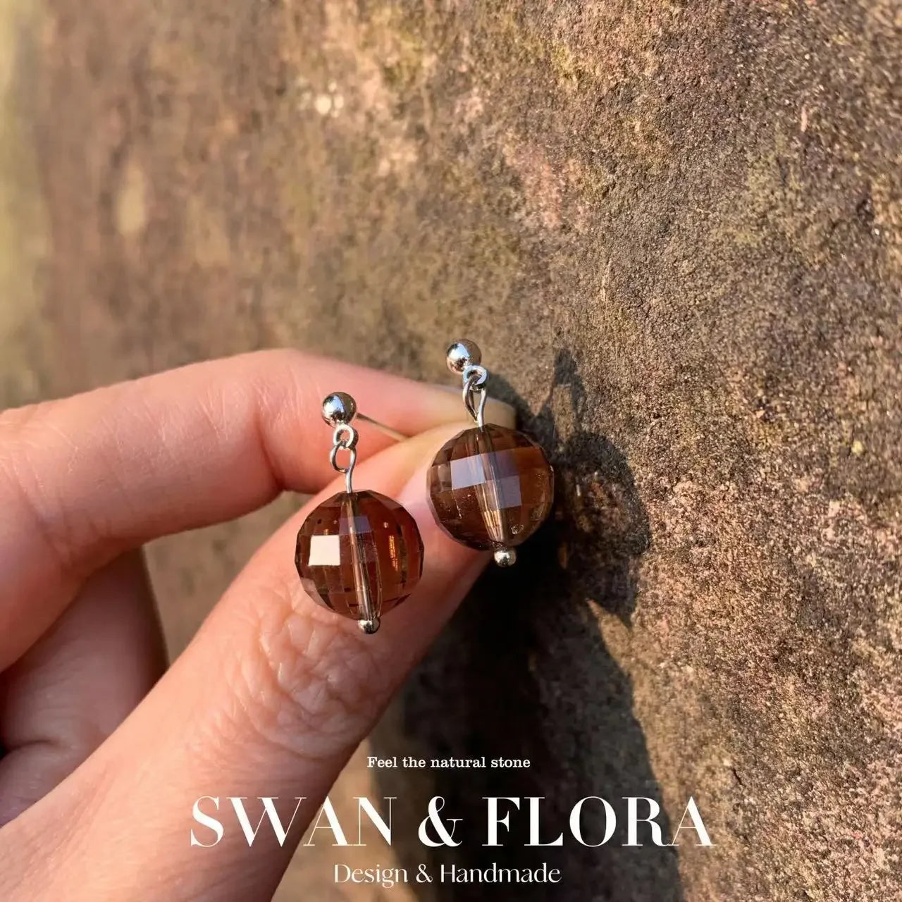 Brown Breeze Earring