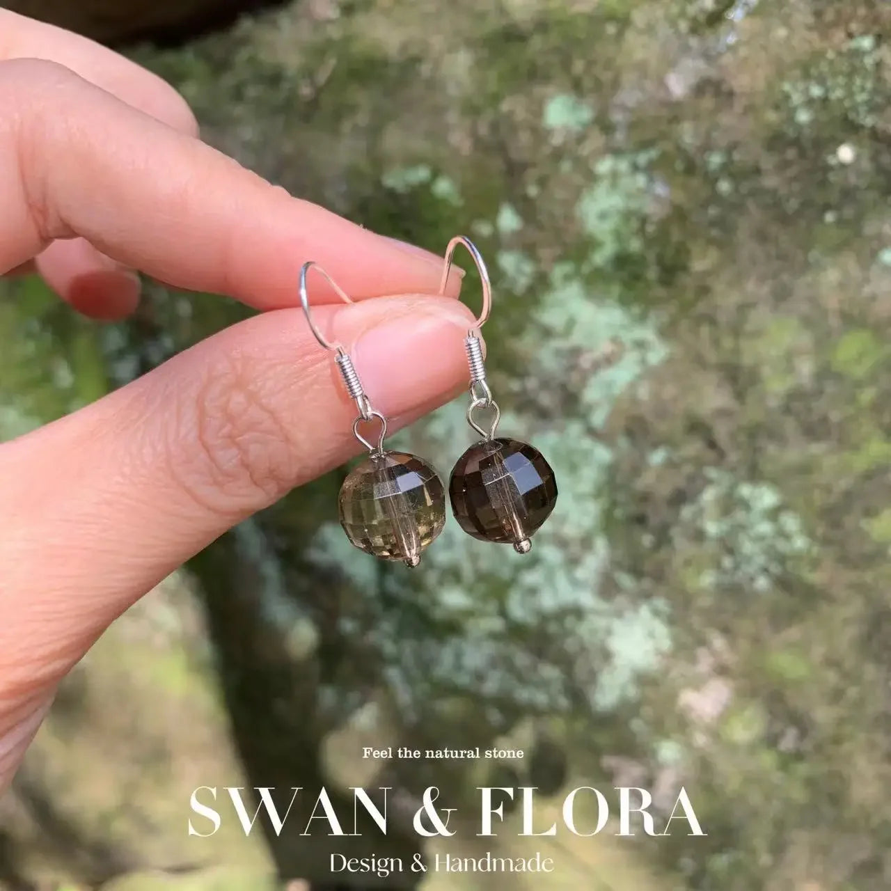 Brown Breeze Earring
