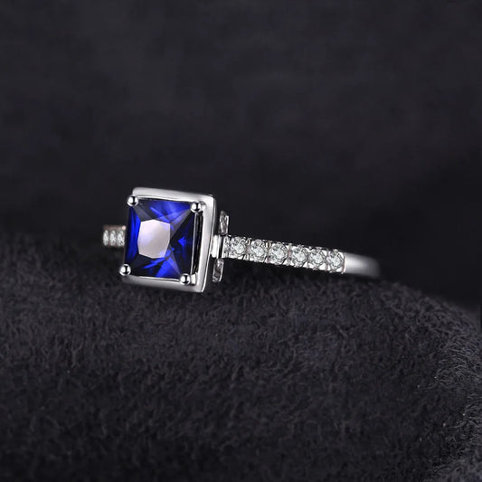 Square Sapphire Ring