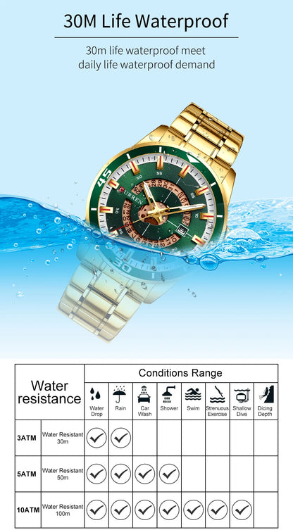 Gold Man Watch