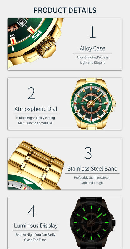 Gold Man Watch