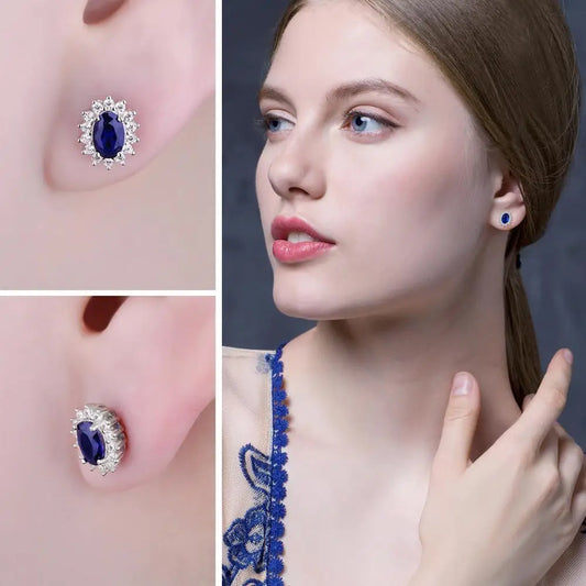Blue Star Earring