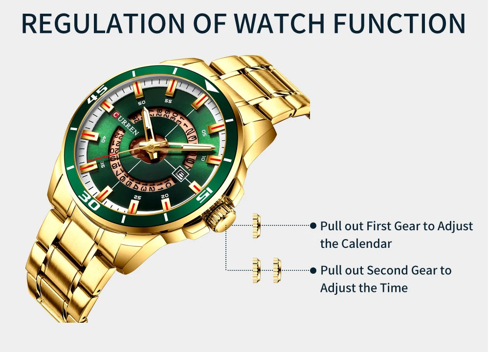 Gold Man Watch