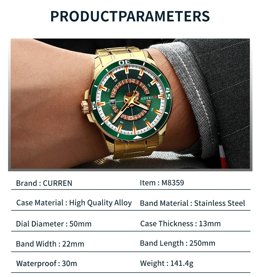 Gold Man Watch