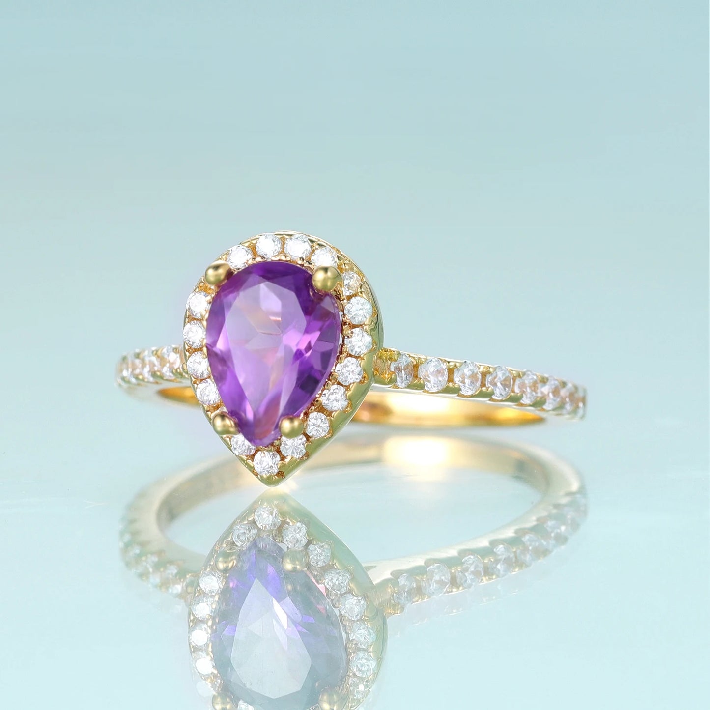 Purble Heart Ring