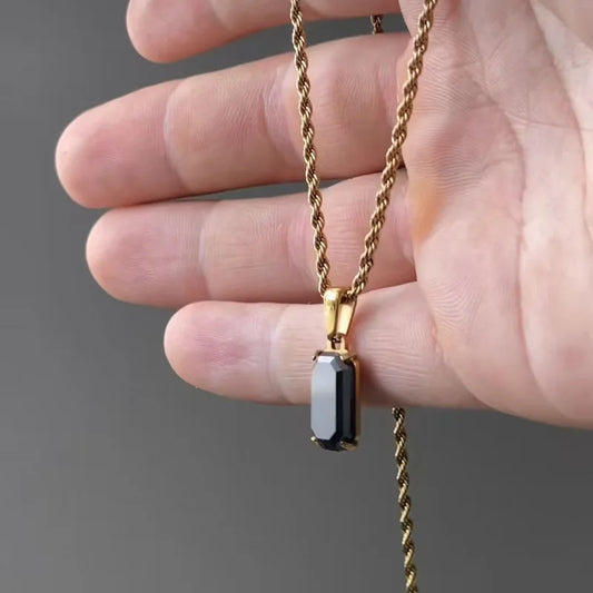 Black Galaxy Necklace