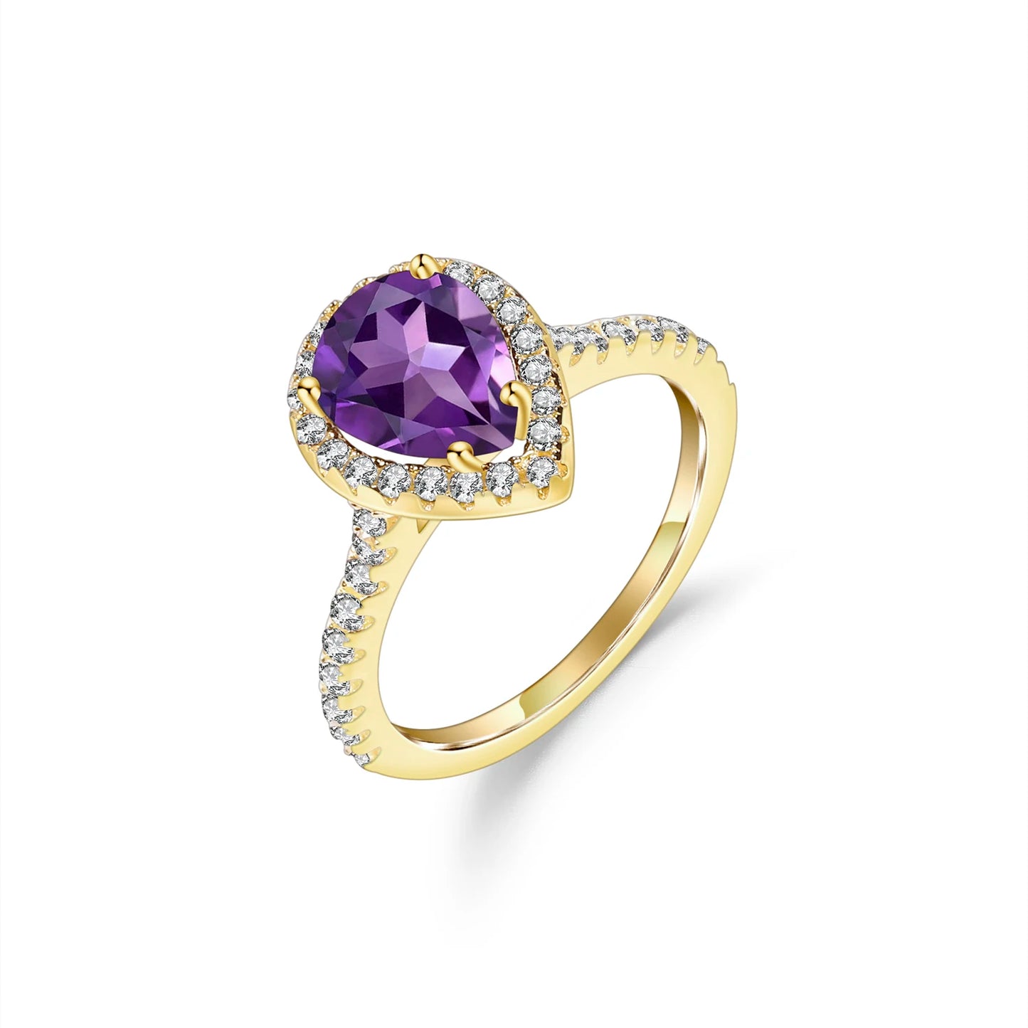 Purble Heart Ring