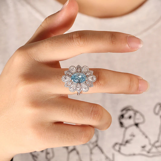 White Flower Ring