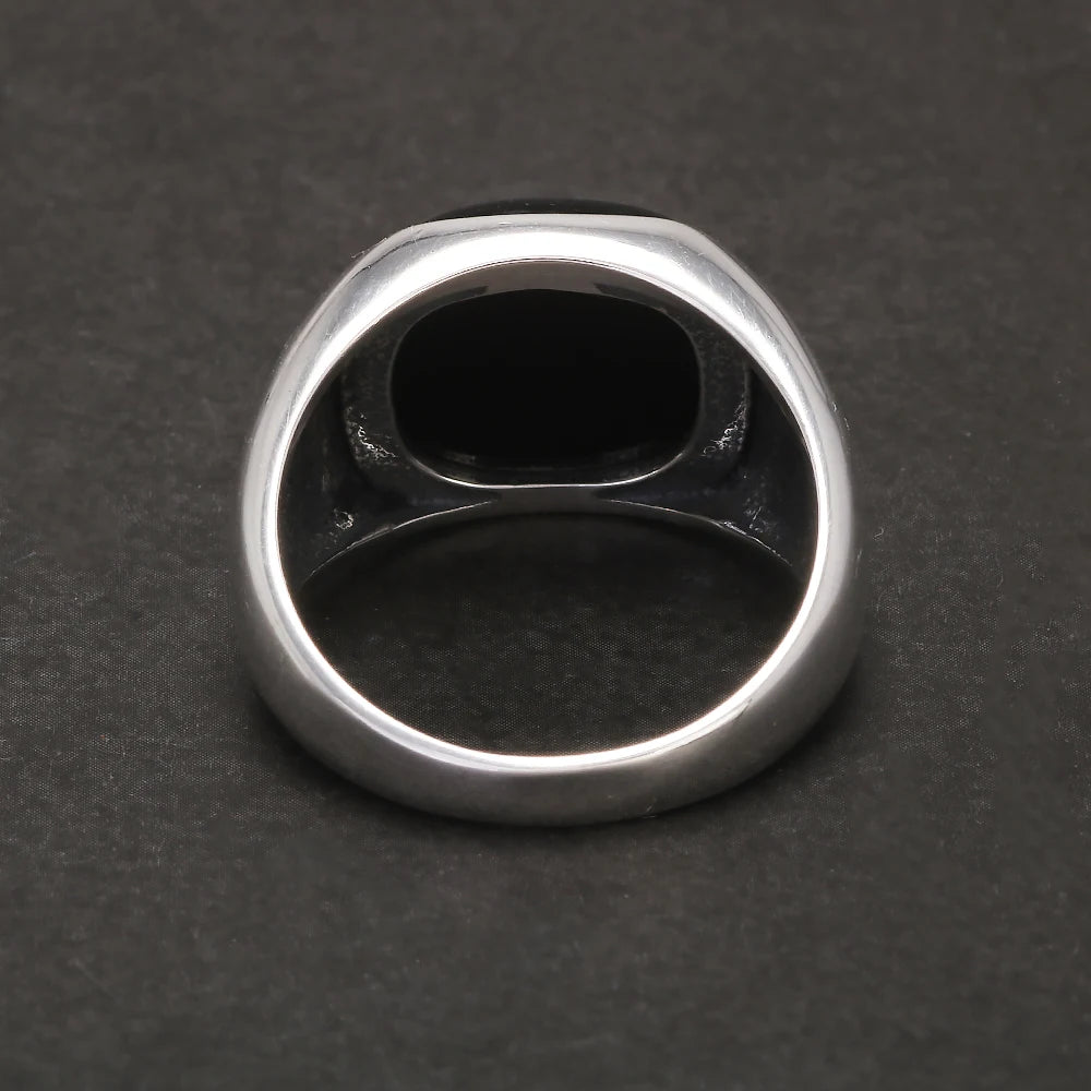 Onyx Drop Ring
