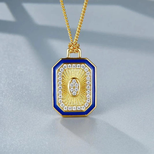 Blue Flam Necklace