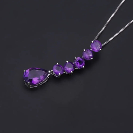 Violet Veil Necklace