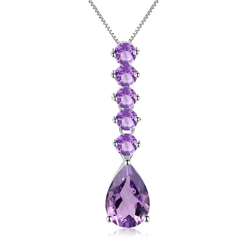 Violet Veil Necklace