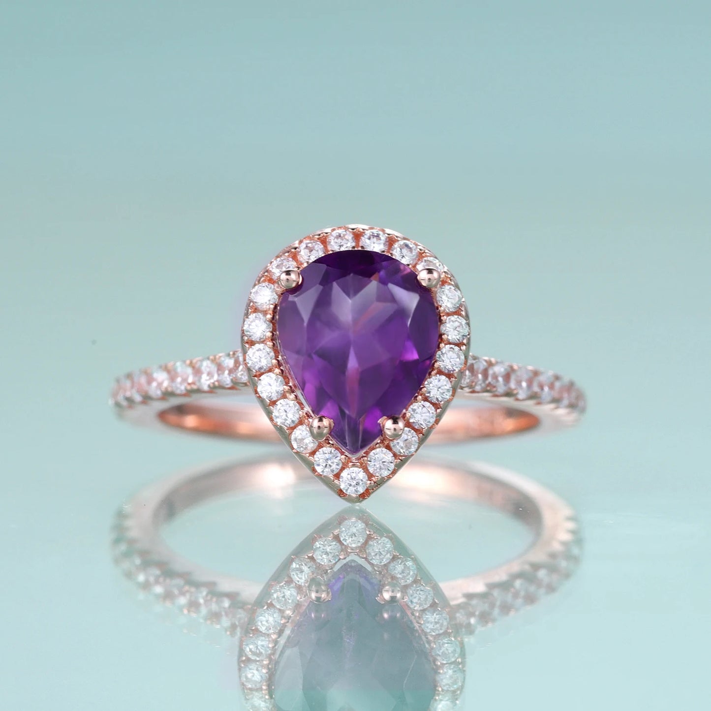 Purble Heart Ring