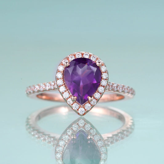 Purble Heart Ring