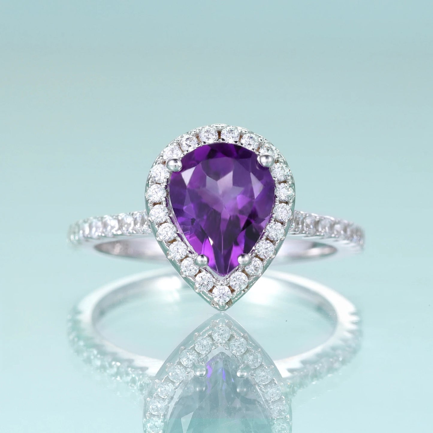 Purble Heart Ring