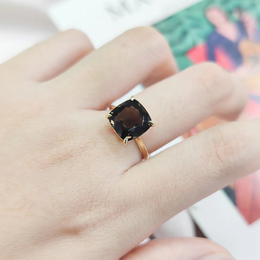 Smoky Silk Ring