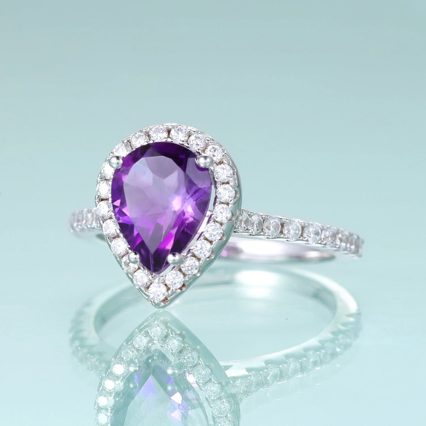 Purble Heart Ring